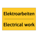 Elektroarbeiten - Electrical work
