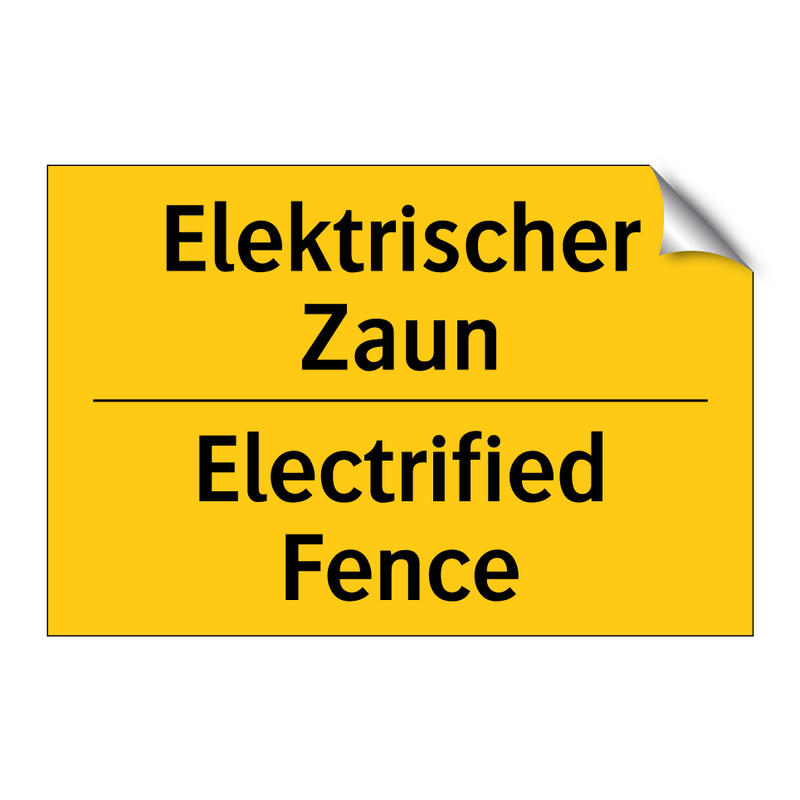 Elektrischer Zaun - Electrified Fence