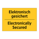 Elektronisch gesichert - Electronically Secured