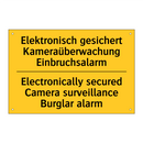 Elektronisch gesichert Kameraüberwachung /.../ - Electronically secured Camera /.../
