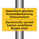 Elektronisch gesichert Kameraüberwachung /.../ - Electronically secured Camera /.../