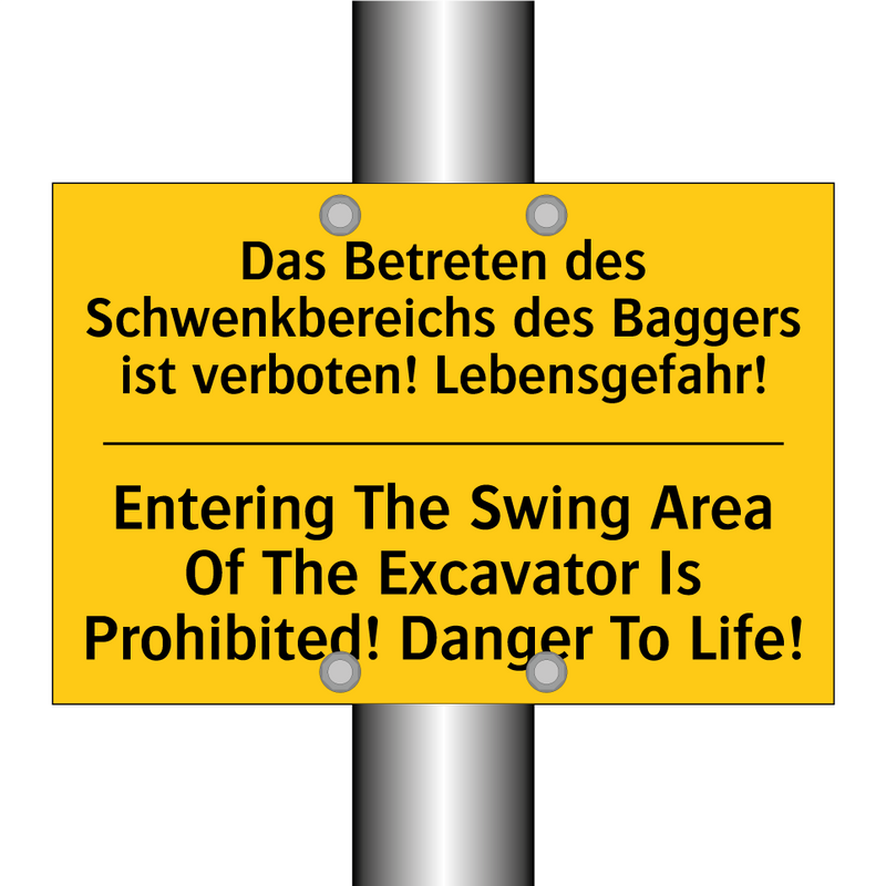 Das Betreten des Schwenkbereichs /.../ - Entering The Swing Area Of The /.../