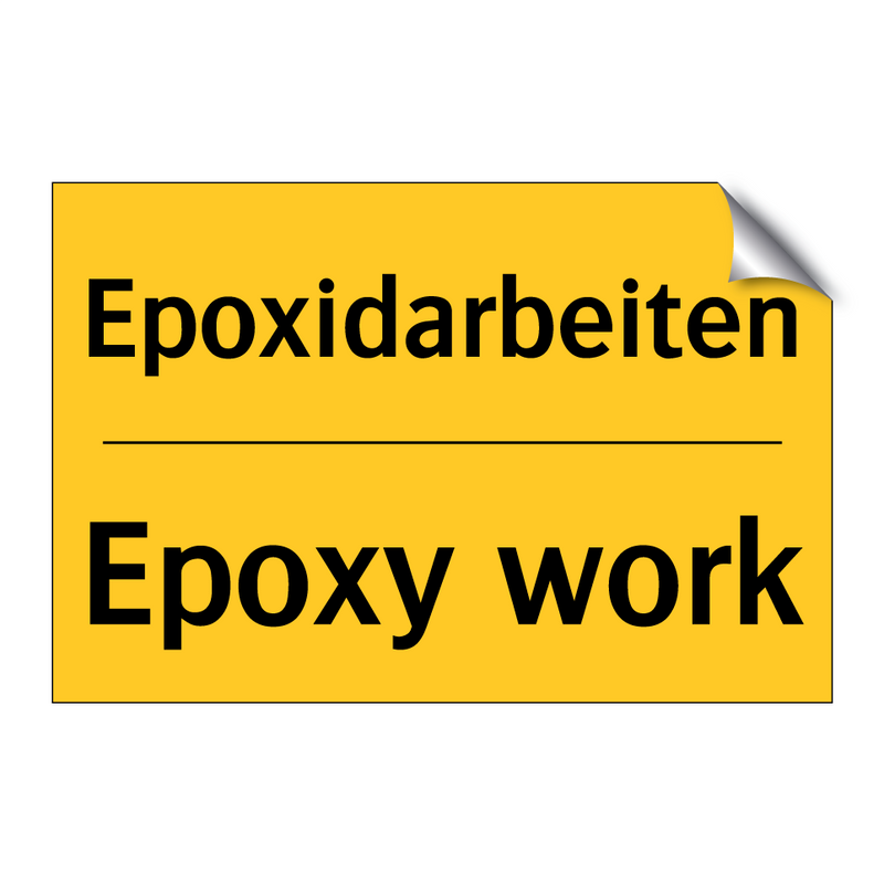 Epoxidarbeiten - Epoxy work