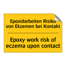 Epoxidarbeiten Risiko von Ekzemen /.../ - Epoxy work risk of eczema upon /.../