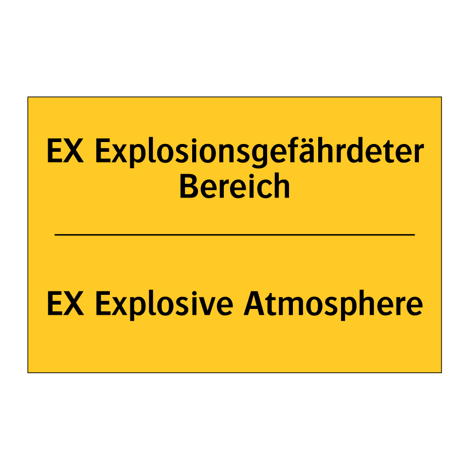 Kauf EX Explosionsgefährdeter Bereich/.../ - EX Explosive Atmosphere ...