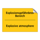 Explosionsgefährdeter Bereich - Explosive atmosphere