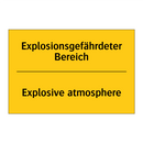 Explosionsgefährdeter Bereich - Explosive atmosphere