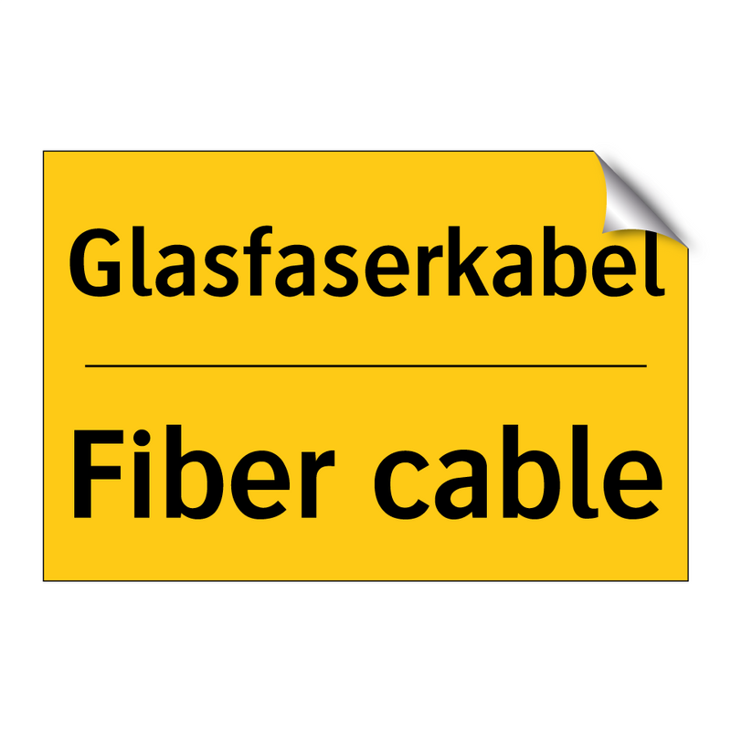 Glasfaserkabel - Fiber cable