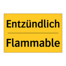 Entzündlich - Flammable