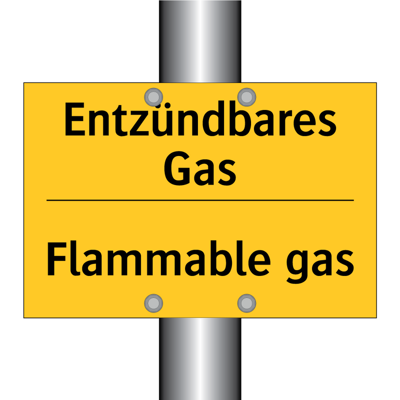 Entzündbares Gas - Flammable gas