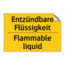 Entzündbare Flüssigkeit - Flammable liquid
