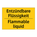 Entzündbare Flüssigkeit - Flammable liquid