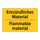 Entzündliches Material - Flammable material