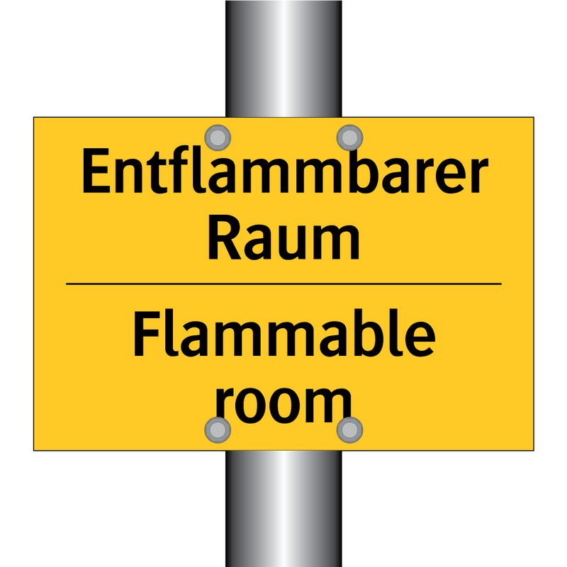 Entflammbarer Raum - Flammable room