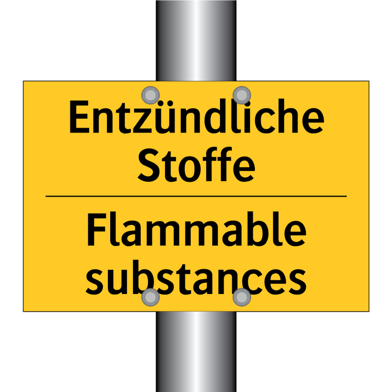 Entzündliche Stoffe - Flammable substances