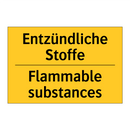 Entzündliche Stoffe - Flammable substances