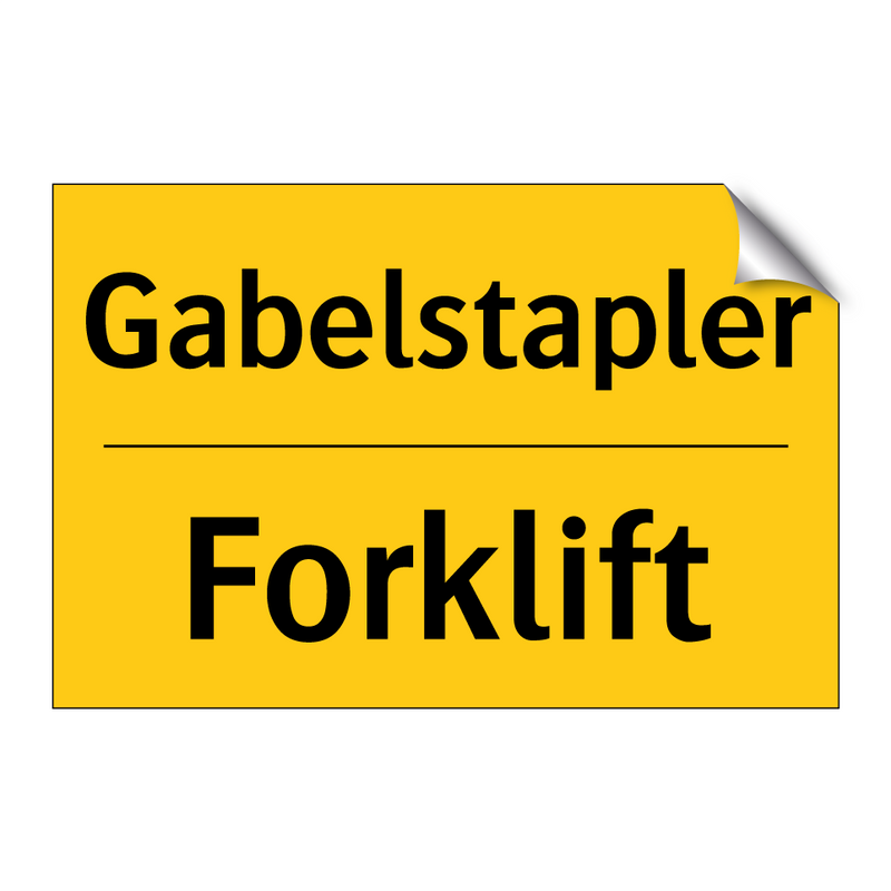 Gabelstapler - Forklift