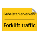 Gabelstaplerverkehr - Forklift traffic