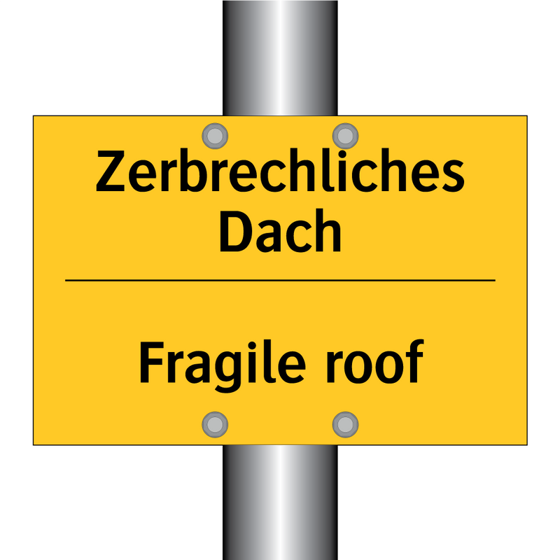 Zerbrechliches Dach - Fragile roof