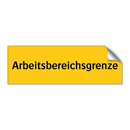 Arbeitsbereichsgrenze