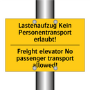 Lastenaufzug Kein Personentransport /.../ - Freight elevator No passenger /.../