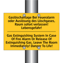 Gaslöschanlage Bei Feueralarm /.../ - Gas Extinguishing System In Case /.../