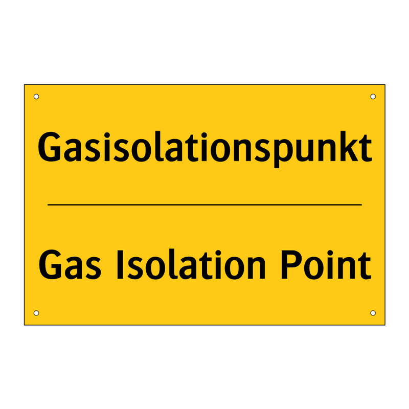 Gasisolationspunkt - Gas Isolation Point