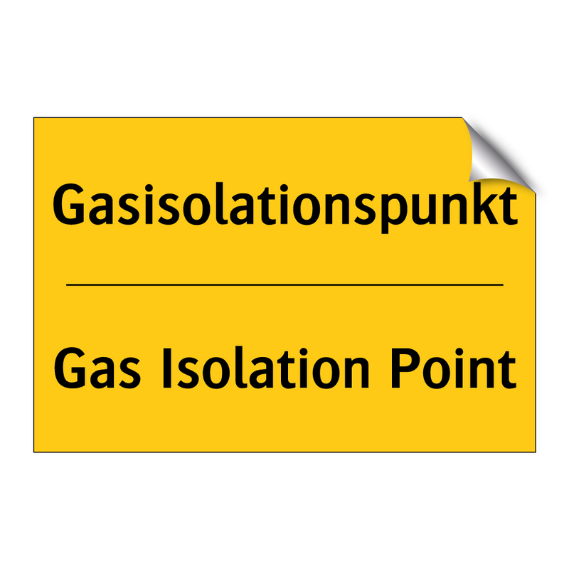 Gasisolationspunkt - Gas Isolation Point