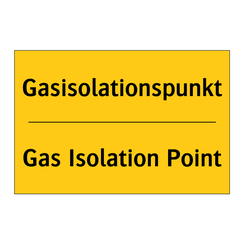 Gasisolationspunkt - Gas Isolation Point