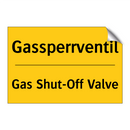 Gassperrventil - Gas Shut-Off Valve