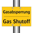Gasabsperrung - Gas Shutoff