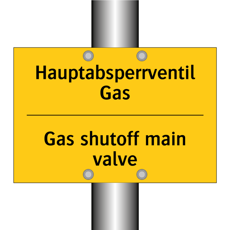 Hauptabsperrventil Gas - Gas shutoff main valve