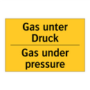 Gas unter Druck - Gas under pressure