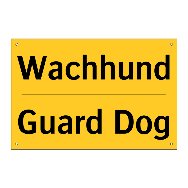 Wachhund - Guard Dog