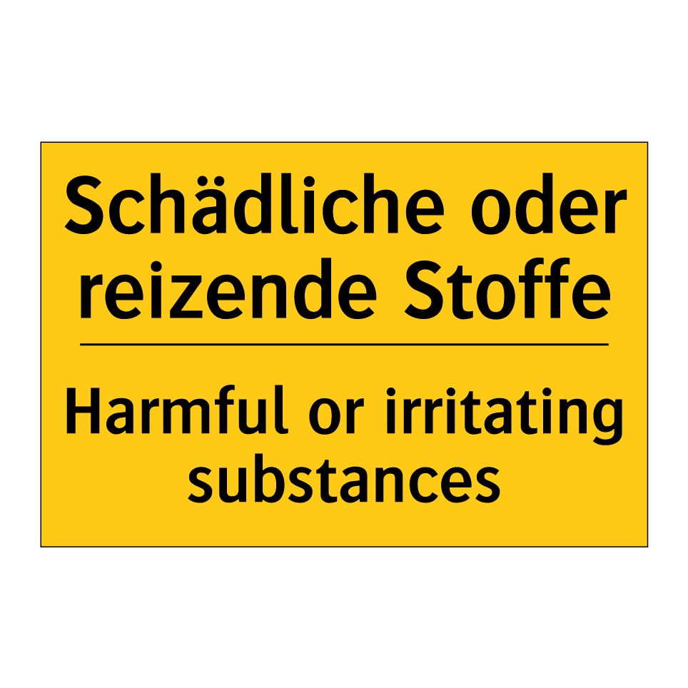 Kauf Schädliche oder reizende Stoffe/.../ - Harmful or irritating ...