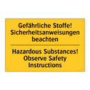 Gefährliche Stoffe! Sicherheitsanweisungen /.../ - Hazardous Substances! Observe /.../
