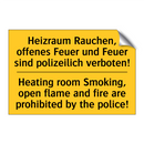 Heizraum Rauchen, offenes Feuer /.../ - Heating room Smoking, open flame /.../