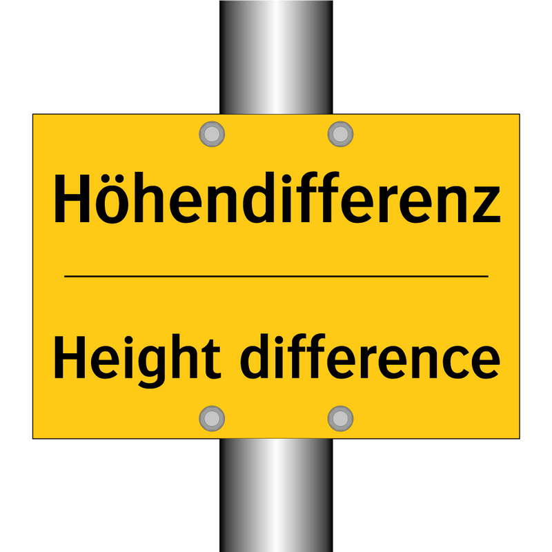 Höhendifferenz - Height difference