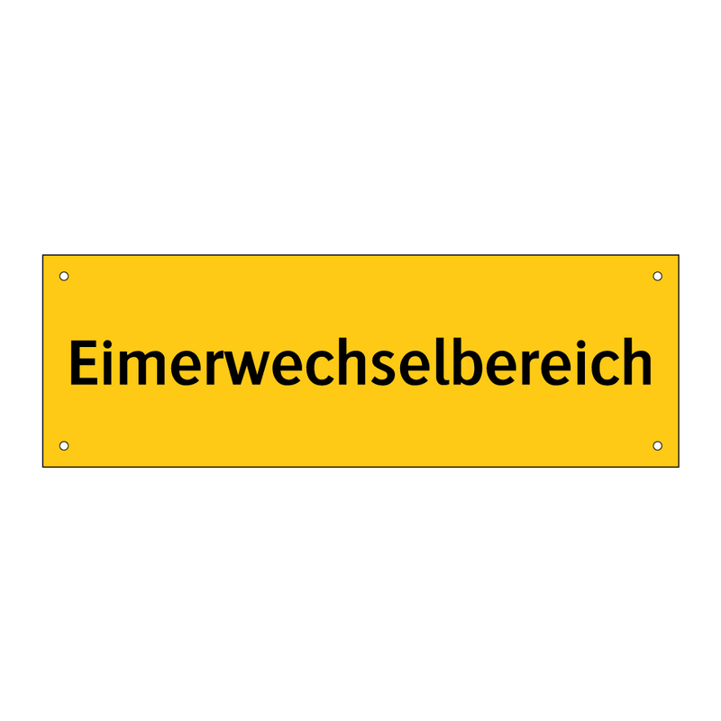 Eimerwechselbereich