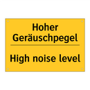 Hoher Geräuschpegel - High noise level