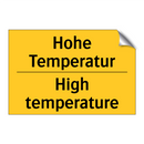 Hohe Temperatur - High temperature