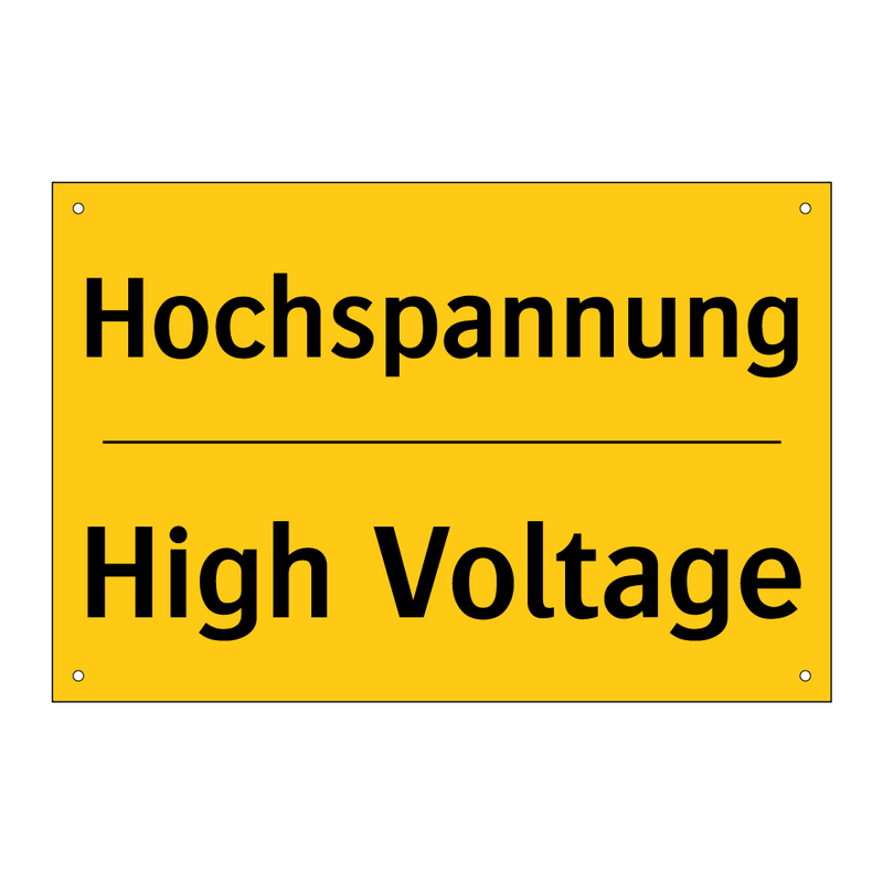 Hochspannung - High Voltage