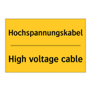 Hochspannungskabel - High voltage cable