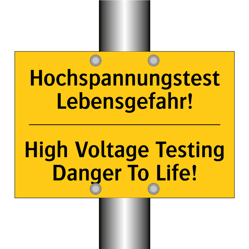 Hochspannungstest Lebensgefahr!/.../ - High Voltage Testing Danger To /.../