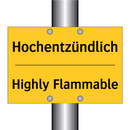 Hochentzündlich - Highly Flammable
