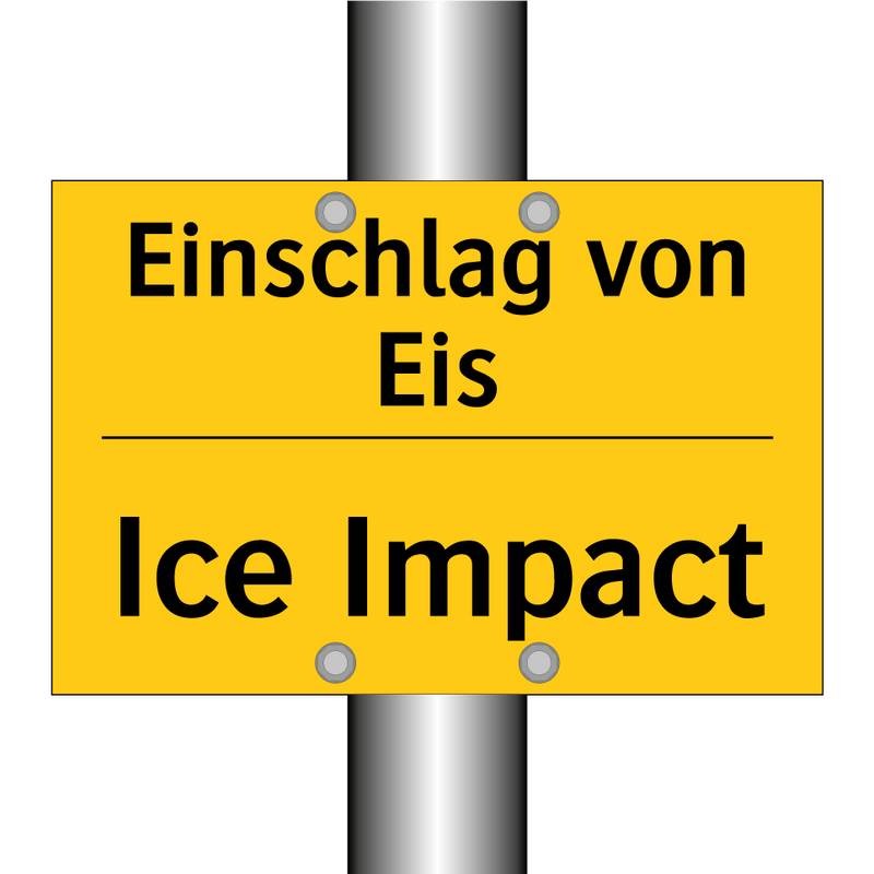 Einschlag von Eis - Ice Impact