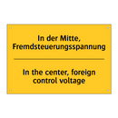 In der Mitte, Fremdsteuerungsspannung/.../ - In the center, foreign control /.../