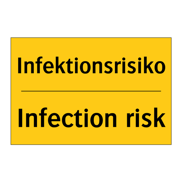 Infektionsrisiko - Infection risk