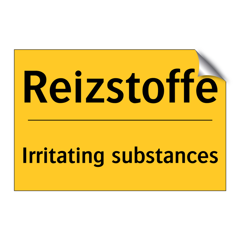 Reizstoffe - Irritating substances