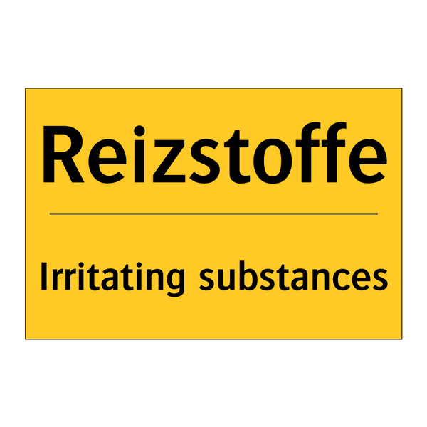 Reizstoffe - Irritating substances